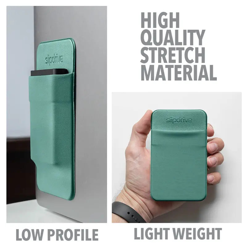 Portable Hard Drive Sleeve for Laptop - Reusable Adhesive SSD Carrying Case Pouch