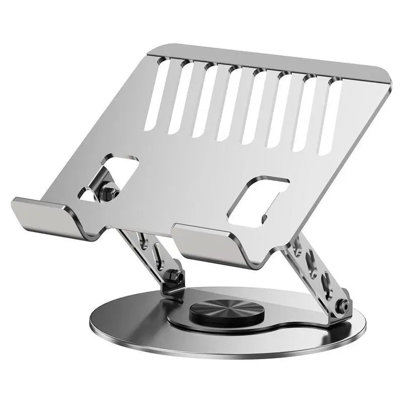 360° Rotating Laptop Stand - Adjustable Aluminum Foldable Stand for Desk & Gaming