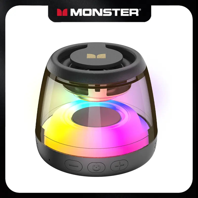 Mini Bluetooth 6.0 Speaker with RGB Light Show, TWS Stereo and Magnetic Design