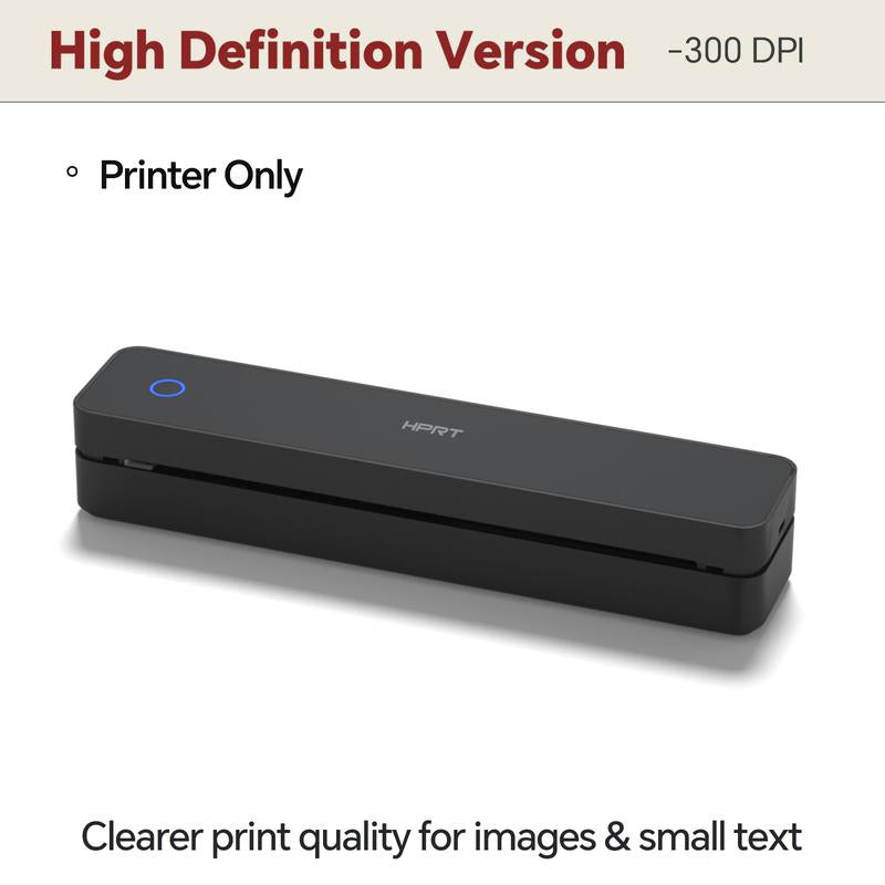 Portable Wireless Thermal Printer for Travel, Supports 8.5"x11" US Letter & A4 Paper