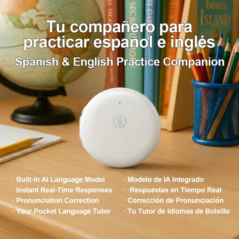 Portable Wireless AI Language Translator Pen - 165-Language Support & Accent Adaptation