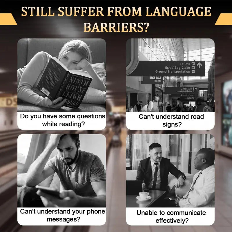 Portable Digital Language Translator Device - 138+ Languages WiFi Touchscreen Real-Time Translator