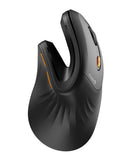 Ergonomic Bluetooth Vertical Mouse - Rechargeable Silent Wireless Mouse with 3 Multi-Device Connectivity