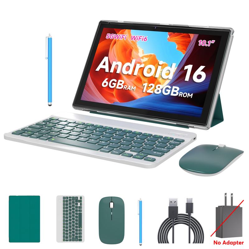 2026 Android 16 Tablet for Adults, 10.1" Screen, 20GB RAM, 128GB Storage, Octa-Core CPU