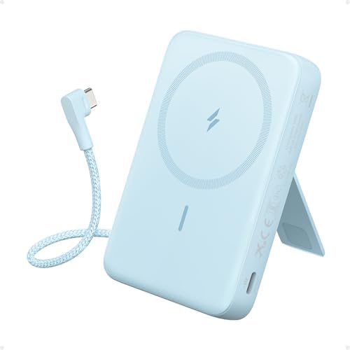 10000mAh PD 20W Fast Charging Power Bank with Built-in Cables for iPhone & Apple Watch