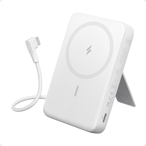 10000mAh PD 20W Fast Charging Power Bank with Built-in Cables for iPhone & Apple Watch