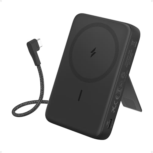 10000mAh PD 20W Fast Charging Power Bank with Built-in Cables for iPhone & Apple Watch