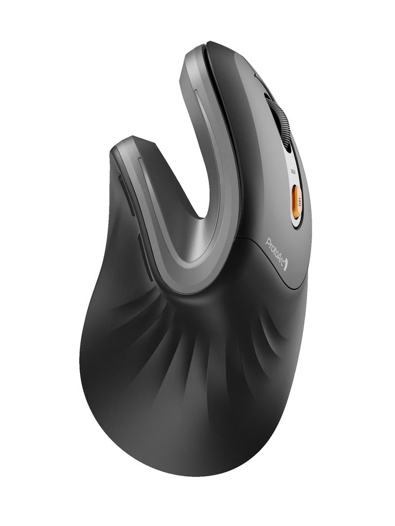 Ergonomic Bluetooth Vertical Mouse - Rechargeable Silent Wireless Mouse with 3 Multi-Device Connectivity
