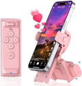 Bluetooth Remote Control with Phone Stand for Scrolling, Page Turning & Camera Shutter