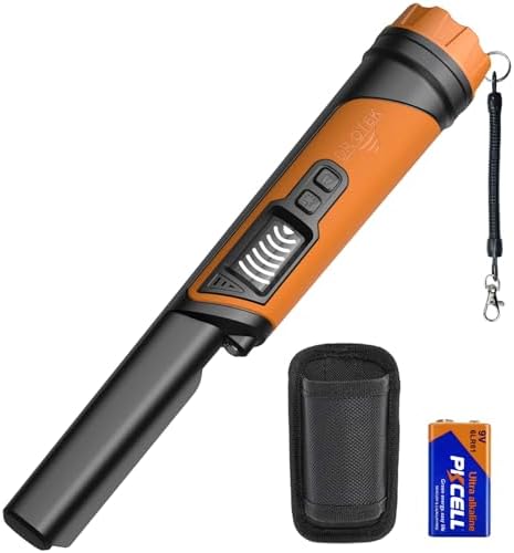 Waterproof Handheld Metal Detector Pinpointer with Superhet Technology & Adjustable Sensitivity