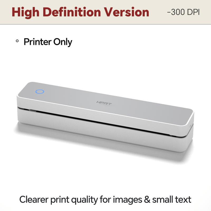 Portable Wireless Thermal Printer for Travel, Supports 8.5"x11" US Letter & A4 Paper