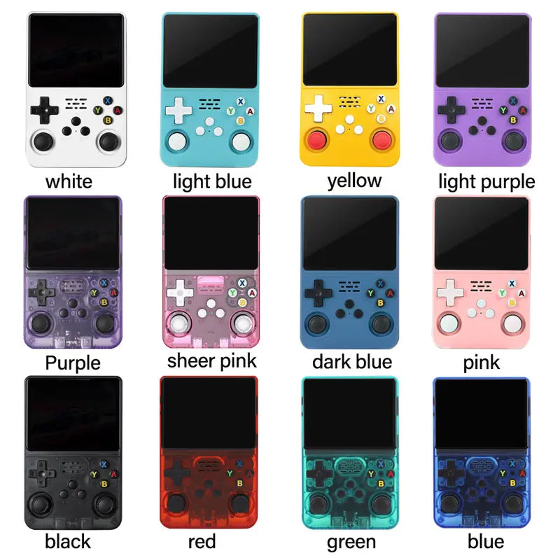 Retro Handheld Video Game Console with 3.5 Inch IPS Screen and Linux System