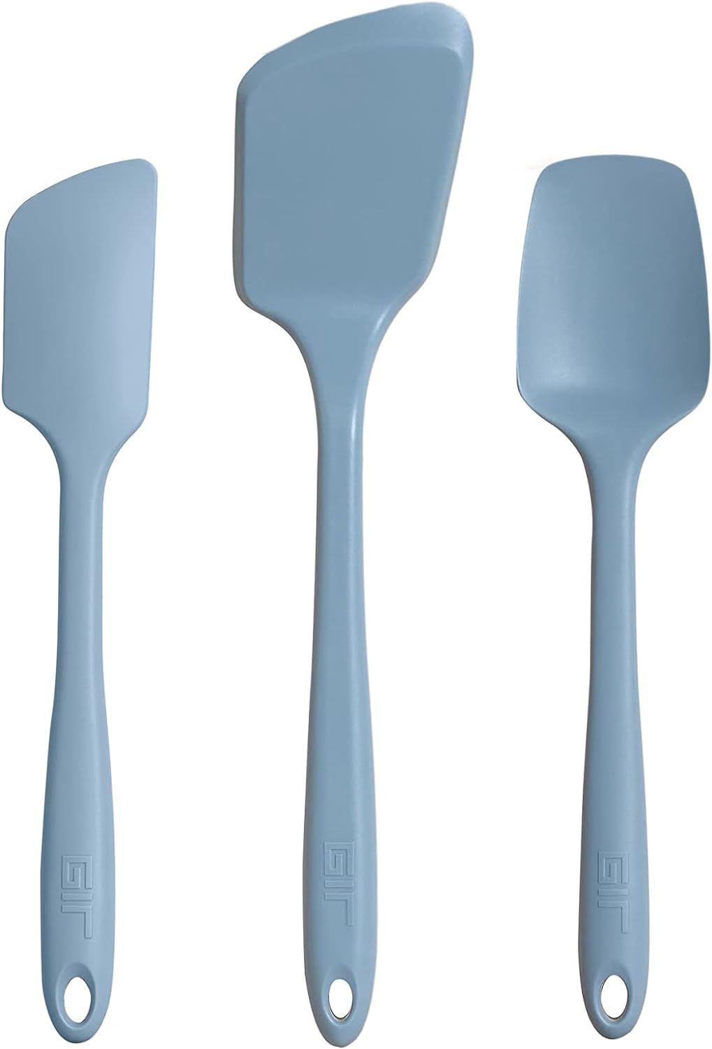 GIR: Get It Right 3-Piece Ultimate Silicone Kitchen Utensils Set - Spatula, Flip & Spoonula - Non toxic Cooking Utensils for Nonstick Cookware, Cooking and Baking - Mint