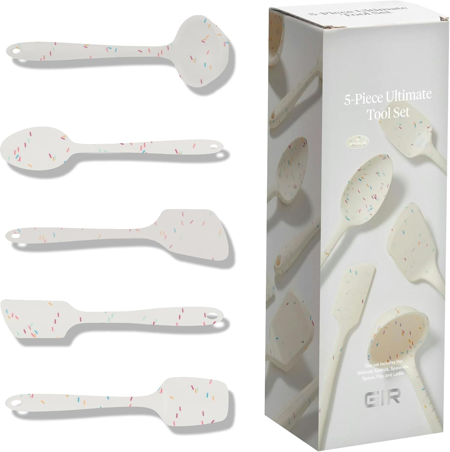 GIR: Get It Right 3-Piece Ultimate Silicone Kitchen Utensils Set - Spatula, Flip & Spoonula - Non toxic Cooking Utensils for Nonstick Cookware, Cooking and Baking - Mint