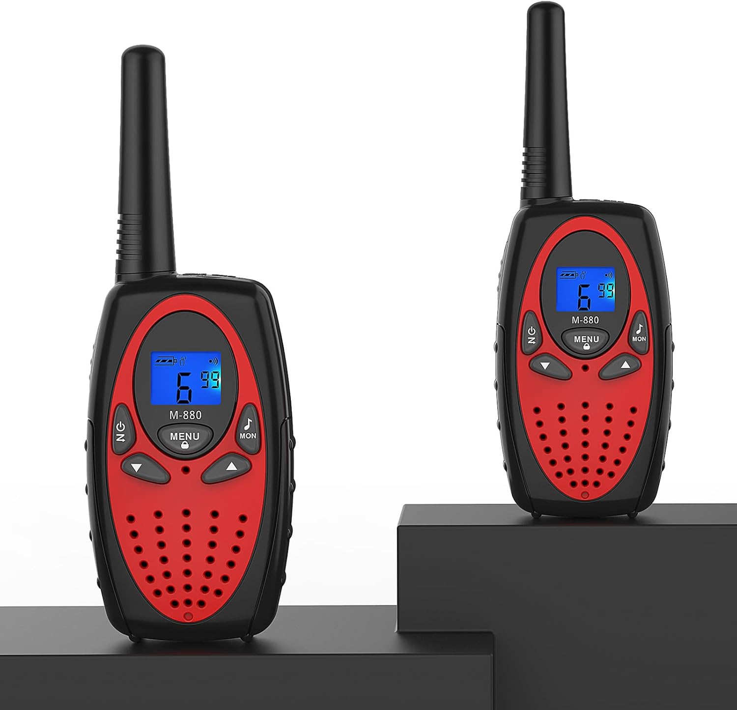 M880 Walkie Talkies for Adults (Blue 2 Pack)