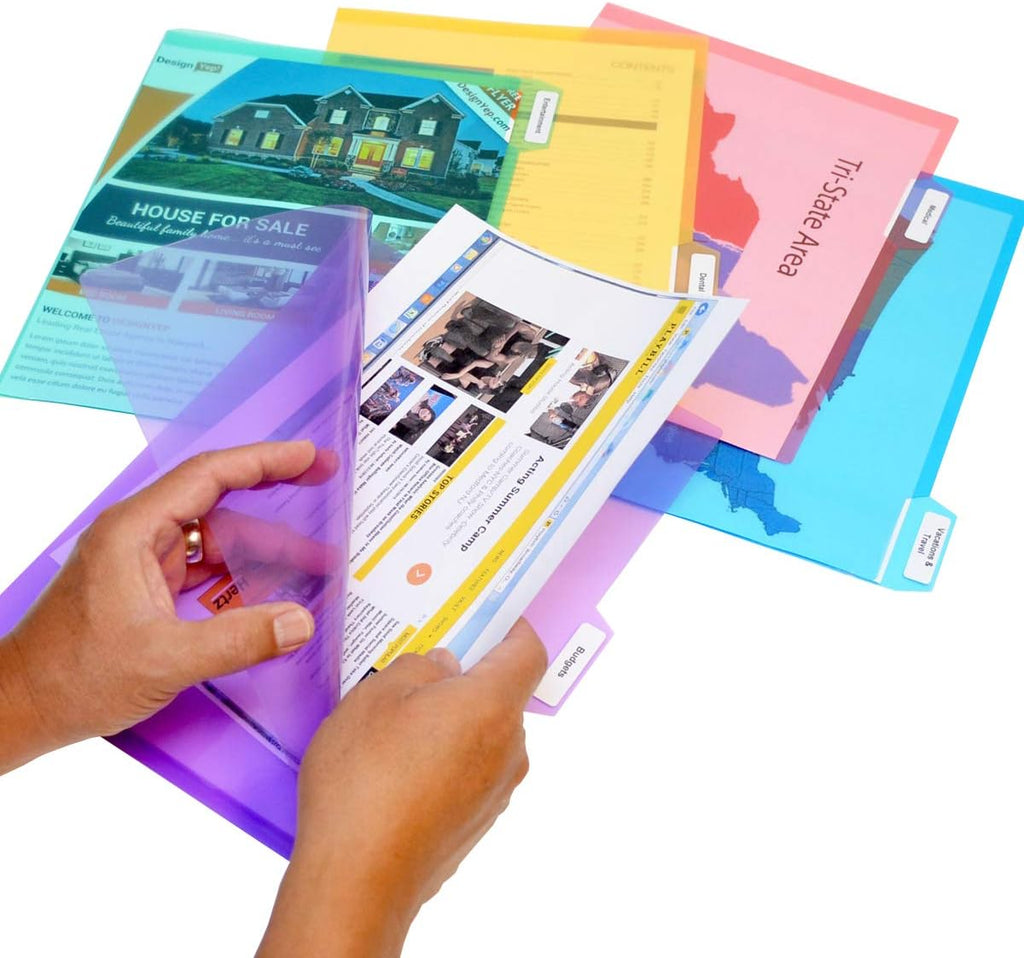 Ultimate Office StationMate Desktop Organizer (Includes 25, 5th-Cut PocketFiles). Complete Project Manager and File Sorter for the Office or Home with an Incline Design Puts All Files in Clear View