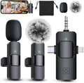 3-in-1 Professional Wireless Lavalier Microphone for Smartphones, Cameras, and Laptops - Crystal Clear Sound