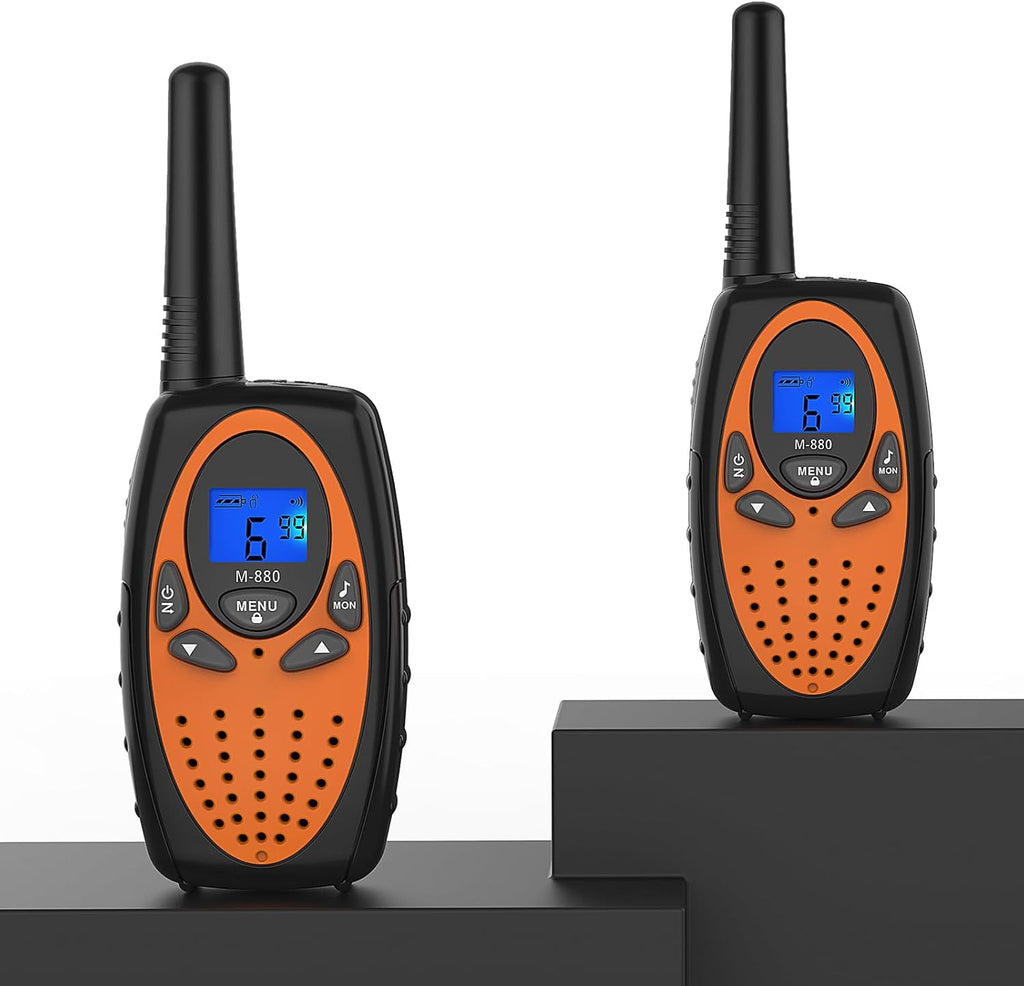 M880 Walkie Talkies for Adults (Blue 2 Pack)