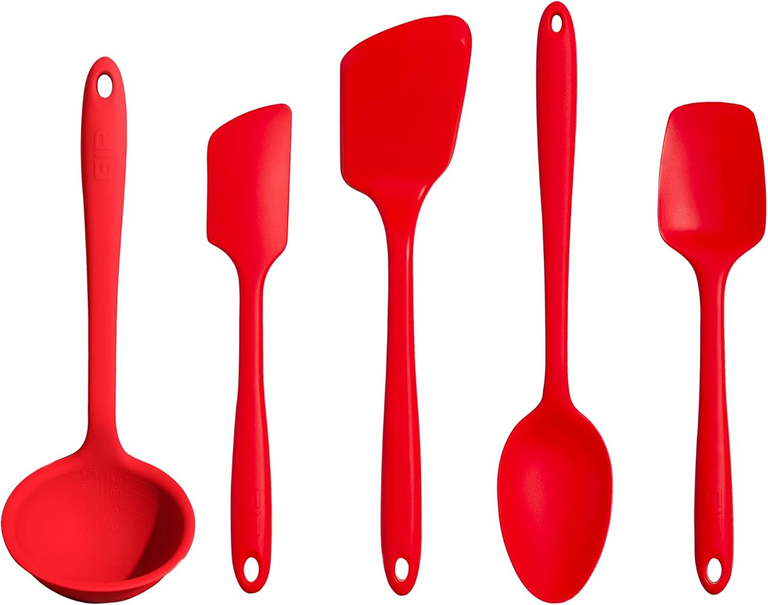 GIR: Get It Right 3-Piece Ultimate Silicone Kitchen Utensils Set - Spatula, Flip & Spoonula - Non toxic Cooking Utensils for Nonstick Cookware, Cooking and Baking - Mint