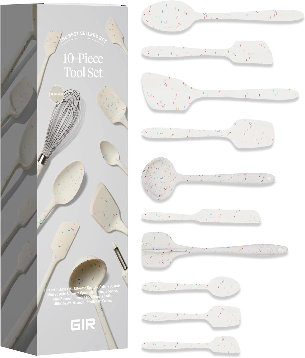 GIR: Get It Right 3-Piece Ultimate Silicone Kitchen Utensils Set - Spatula, Flip & Spoonula - Non toxic Cooking Utensils for Nonstick Cookware, Cooking and Baking - Mint