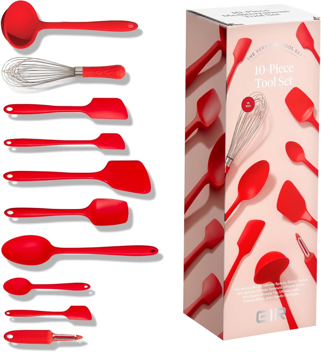GIR: Get It Right 3-Piece Ultimate Silicone Kitchen Utensils Set - Spatula, Flip & Spoonula - Non toxic Cooking Utensils for Nonstick Cookware, Cooking and Baking - Mint