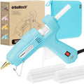 ROMECH Full Size Hot Glue Gun with 60/100W Dual Power and 21 Hot Glue Sticks (7/16"), Fast Preheating Heavy Duty Industrial Gluegun with Storage Case for Crafting, DIY and Repairs (Gray)