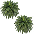 FOREST PRINCE 68" Artificial Ferns for Outdoor, UV Resistant Giant Faux Boston Fern Bush with 92 Fronds, Large Fake Plants Fade Resistant for Porch Patio Garden Home Decor