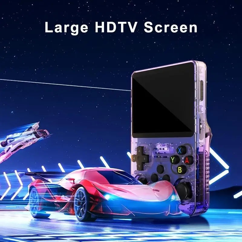 Retro Handheld Video Game Console with 3.5 Inch IPS Screen and Linux System