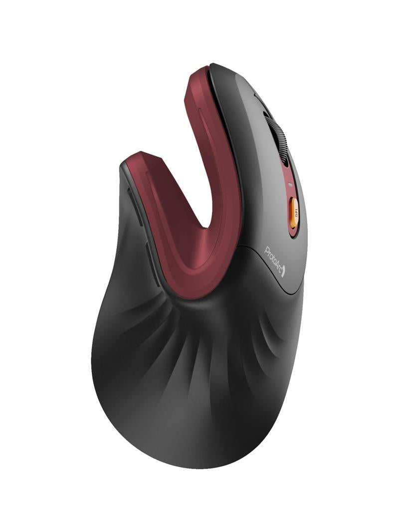 Ergonomic Bluetooth Vertical Mouse - Rechargeable Silent Wireless Mouse with 3 Multi-Device Connectivity