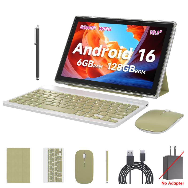 2026 Android 16 Tablet for Adults, 10.1" Screen, 20GB RAM, 128GB Storage, Octa-Core CPU