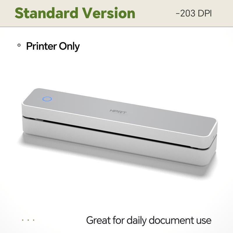 Portable Wireless Thermal Printer for Travel, Supports 8.5"x11" US Letter & A4 Paper