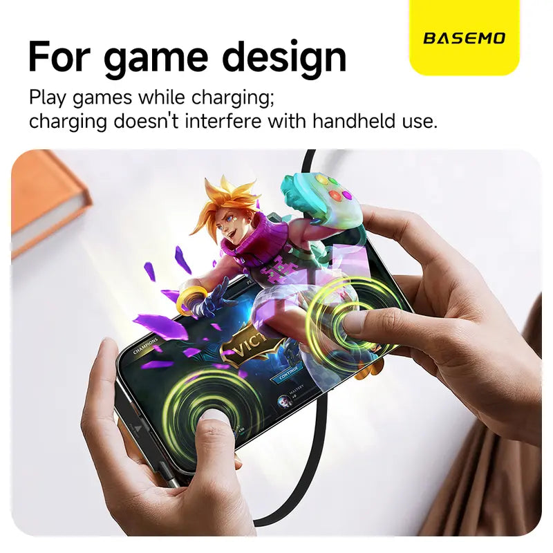 240W High-Speed 2-in-1 Detachable USB-C Power Cable with 360° Rotating Invisible Stand