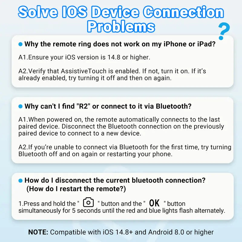 Wireless Scrolling Ring Remote Control Page Turner for Smartphones and E-Book Applications