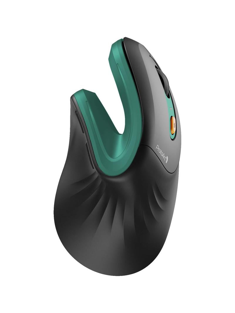 Ergonomic Bluetooth Vertical Mouse - Rechargeable Silent Wireless Mouse with 3 Multi-Device Connectivity