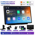 2026 9-Inch Wireless Portable Vehicle Touchscreen with GPS Support and Smartphone Integration