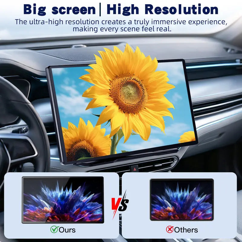 2026 9-Inch Wireless Portable Vehicle Touchscreen with GPS Support and Smartphone Integration