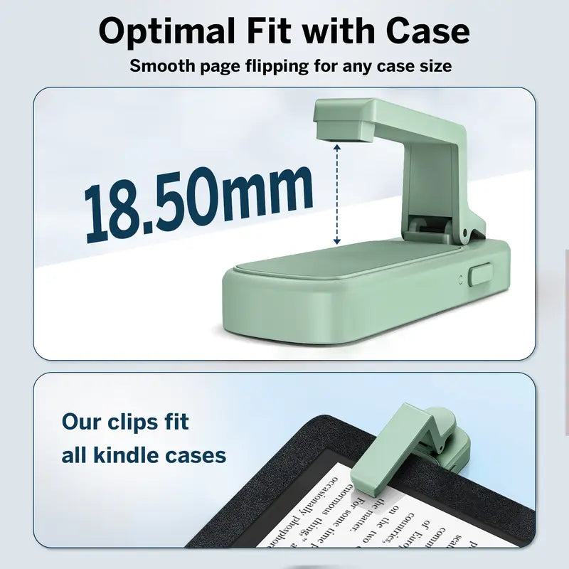 Wireless Page Turner Ring for E-Readers and Tablets with Storage Bag - Hands-Free Remote Control