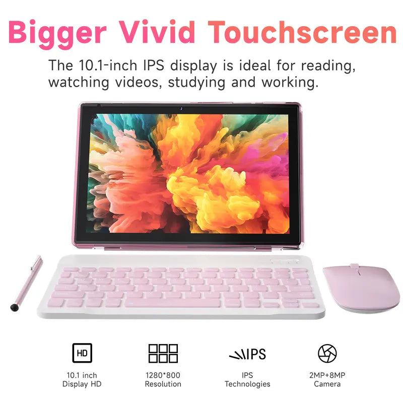 2026 Android 16 Tablet for Adults, 10.1" Screen, 20GB RAM, 128GB Storage, Octa-Core CPU