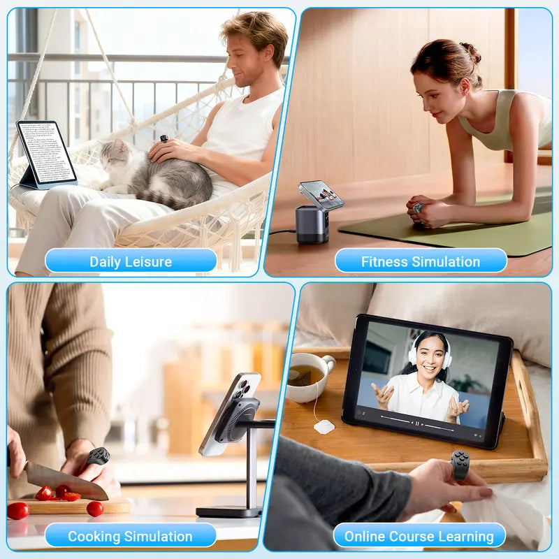 Wireless Scrolling Ring Remote Control Page Turner for Smartphones and E-Book Applications