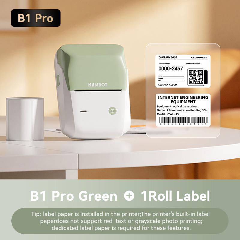 Thermal Label Printer - 2 Inch Mini Sticker Printer with White Label Roll and Creative Templates