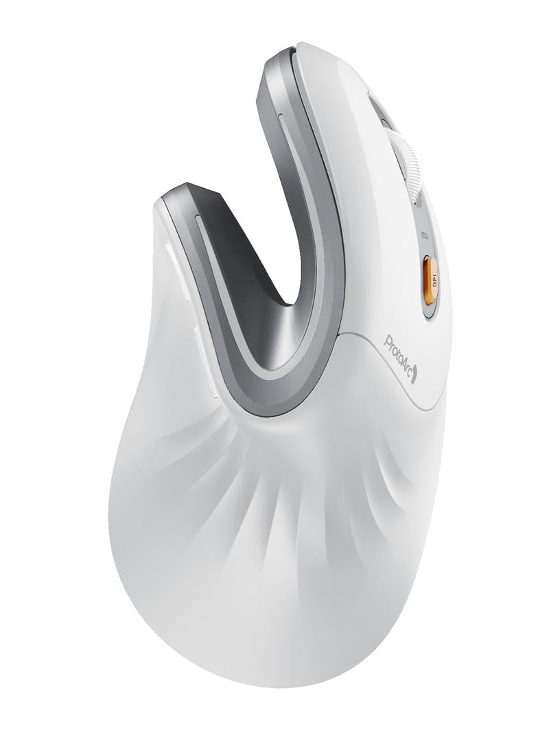 Ergonomic Bluetooth Vertical Mouse - Rechargeable Silent Wireless Mouse with 3 Multi-Device Connectivity