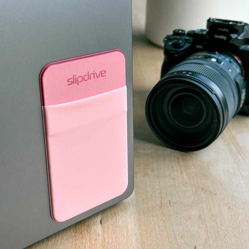 Portable Hard Drive Sleeve for Laptop - Reusable Adhesive SSD Carrying Case Pouch