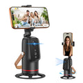 Auto Face Tracking Tripod with Gesture Control, 360° Rotation Smart Phone Mount for Live Streaming