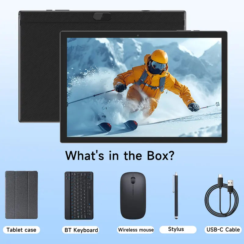2026 Android 16 Tablet for Adults, 10.1" Screen, 20GB RAM, 128GB Storage, Octa-Core CPU