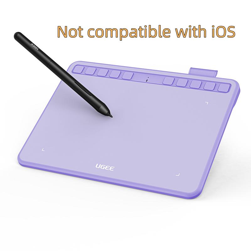 Digital Drawing Pad with 10 Hot Keys, 6.5x4 inch Graphics Tablet with 8192 Levels Battery-Free Stylus