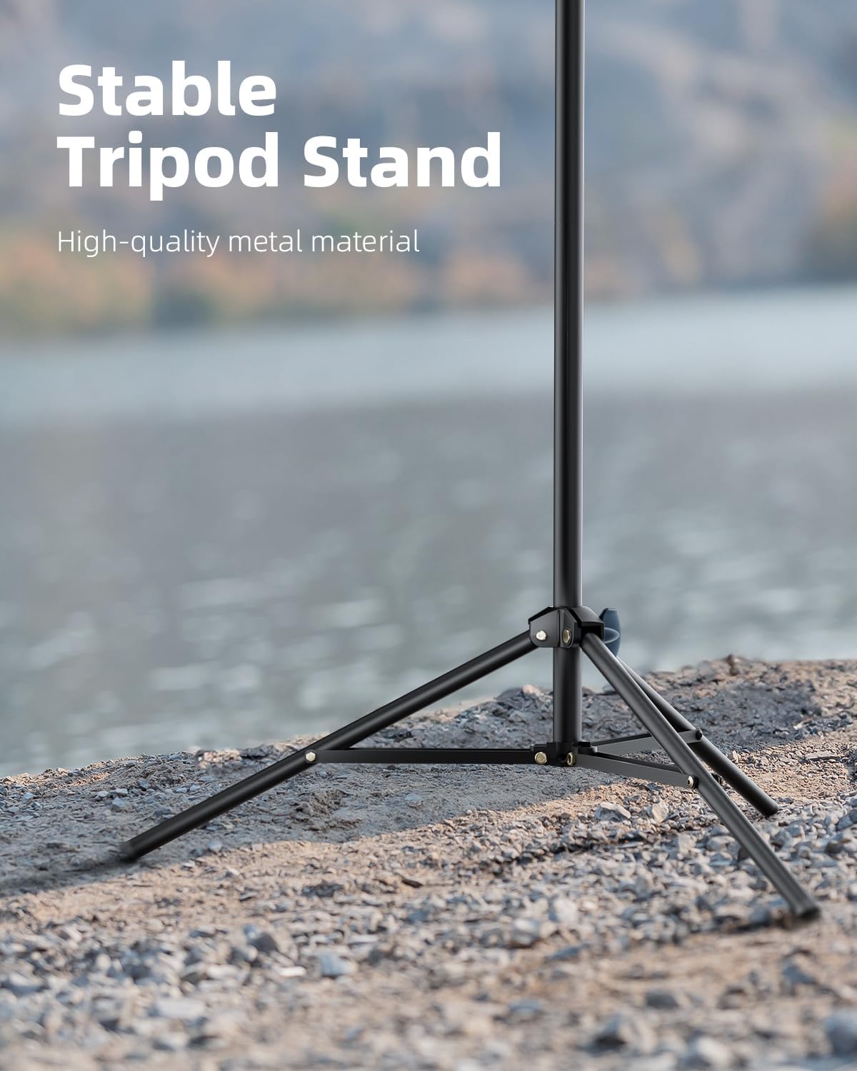 10.5" Ring Light with 69" Tripod Stand, Dimmable LED Lighting with Remote for Video Recording & Live Stream