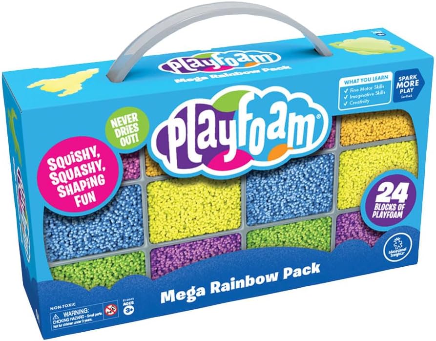 10-Color Sensory Playfoam Mega Pack, Non-Toxic, Fine Motor Skills Toy for Ages 3+