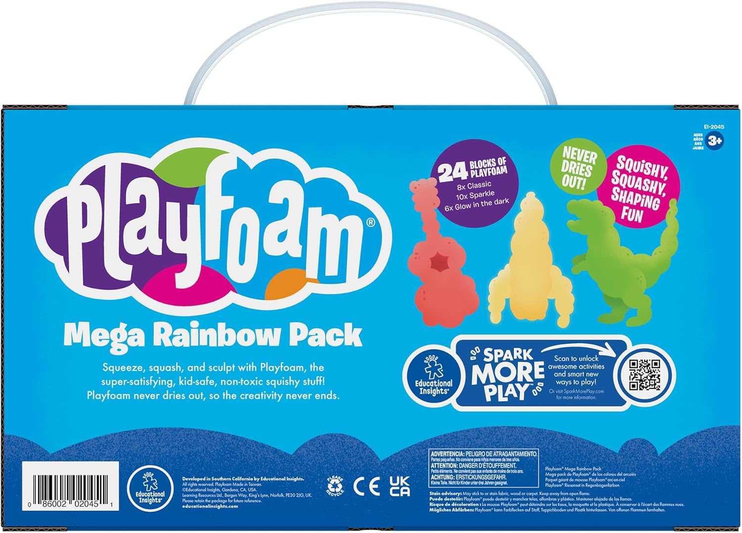 10-Color Sensory Playfoam Mega Pack, Non-Toxic, Fine Motor Skills Toy for Ages 3+