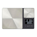 Dual Platform Digital Kitchen and Food Scale, 11lb and 16oz Precision Capacity, Black Stainless Steel