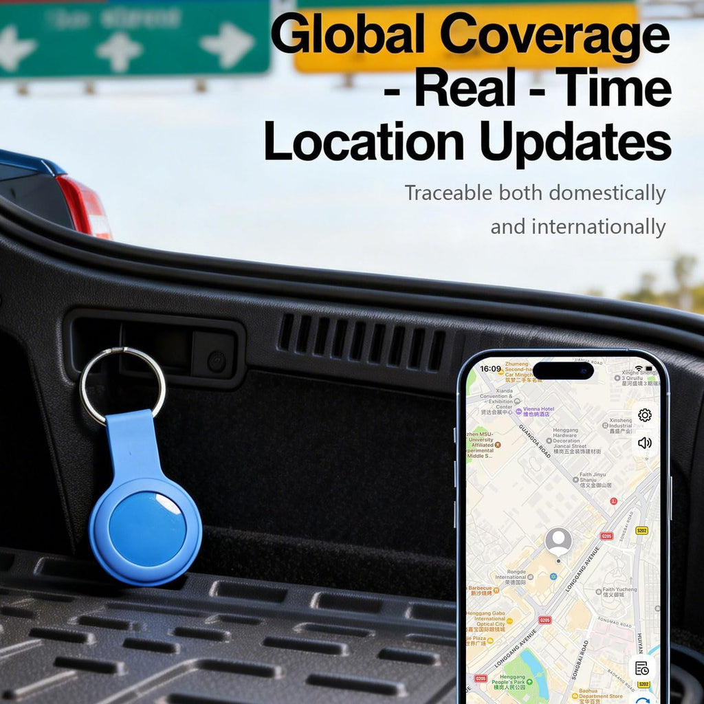 GPS Tracker for Vehicles,Cars,Kids & Pets,Real-Time Location Updates,No SIM Card No Subscription,Long Standby Waterproof GPS Tracking Device for Dogs, Elderly & Valuables (Android & iOS)